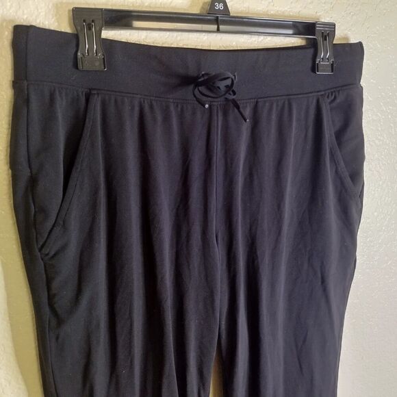 Athleta Powervita Ankle Pants Black Sz M - Picture 3 of 9